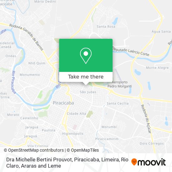 Dra Michelle Bertini Prouvot map