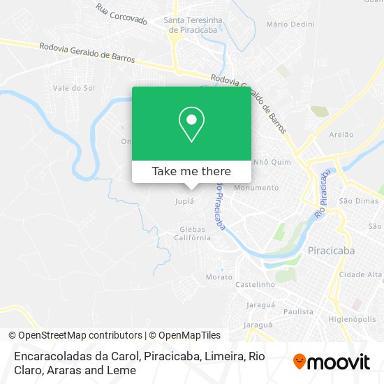 Encaracoladas da Carol map