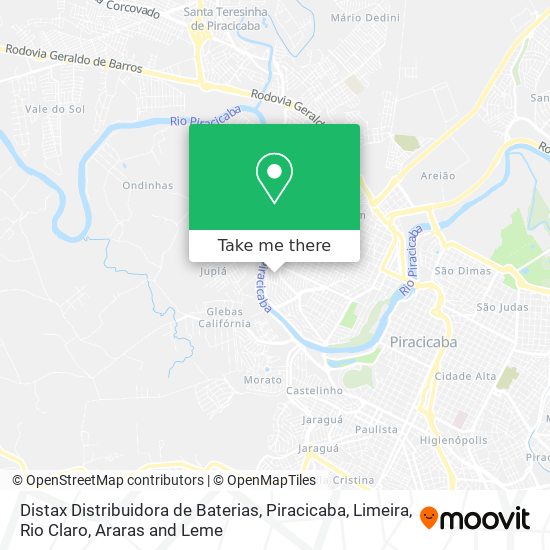 Distax Distribuidora de Baterias map