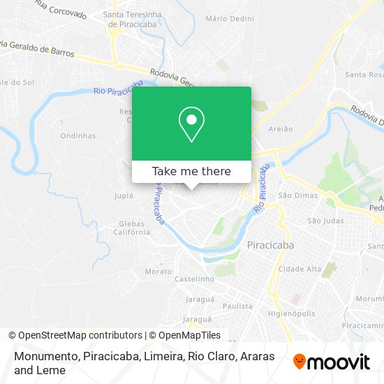 Monumento map