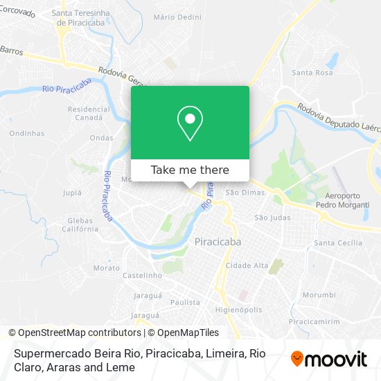 Supermercado Beira Rio map