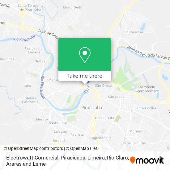 Electrowatt Comercial map