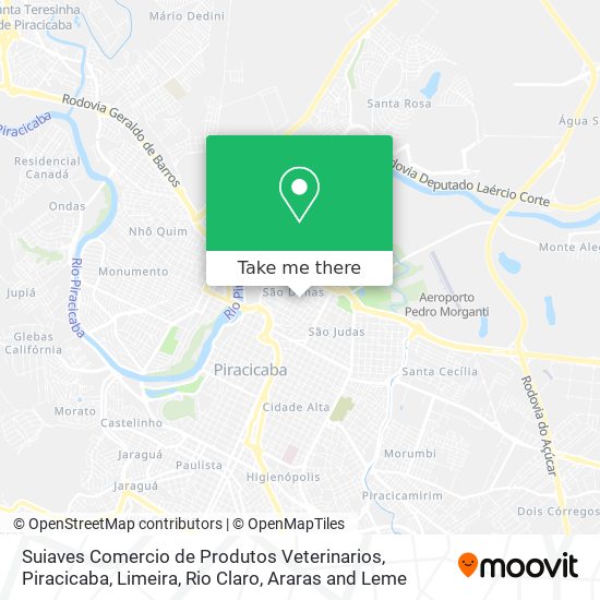 Suiaves Comercio de Produtos Veterinarios map