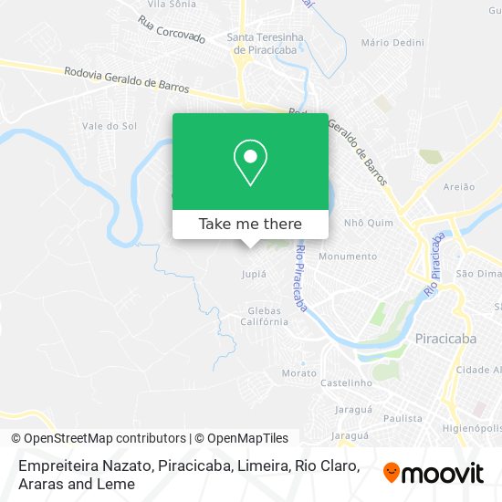 Empreiteira Nazato map