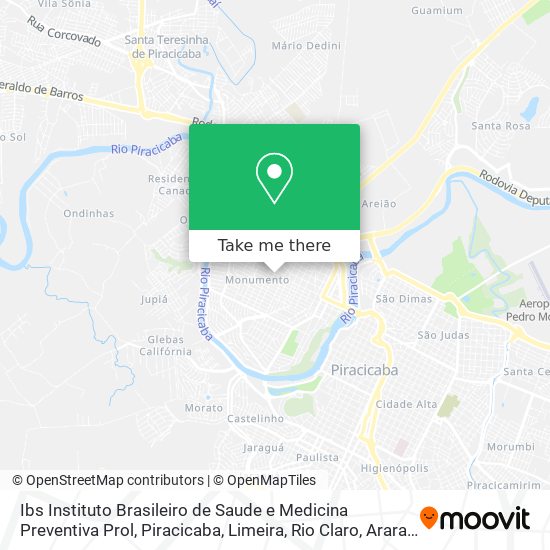 Ibs Instituto Brasileiro de Saude e Medicina Preventiva Prol map