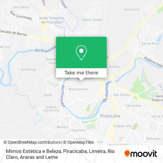 Mimos Estética e Beleza map