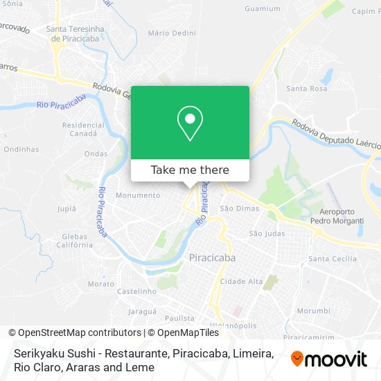 Serikyaku Sushi - Restaurante map