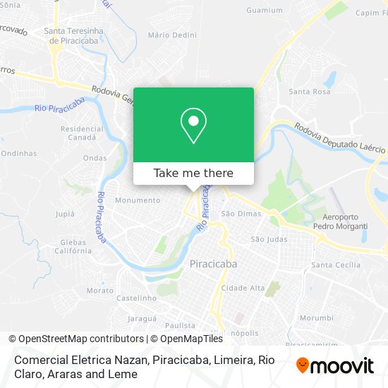 Comercial Eletrica Nazan map