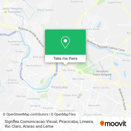 Signflex Comunicacao Visual map