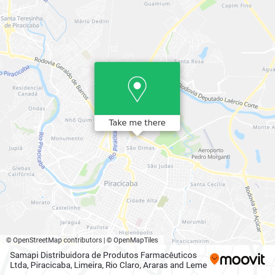 Mapa Samapi Distribuidora de Produtos Farmacêuticos Ltda