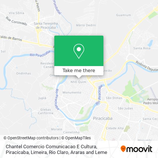 Chantel Comercio Comunicacao E Cultura map