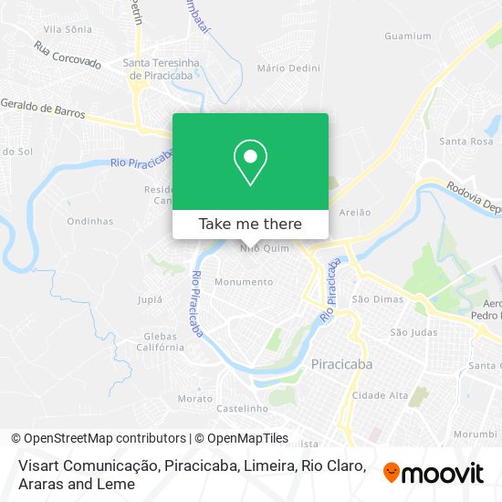 Visart Comunicação map