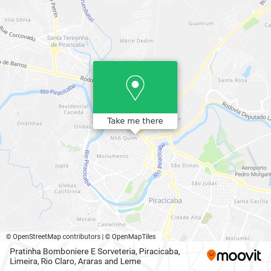 Pratinha Bomboniere E Sorveteria map
