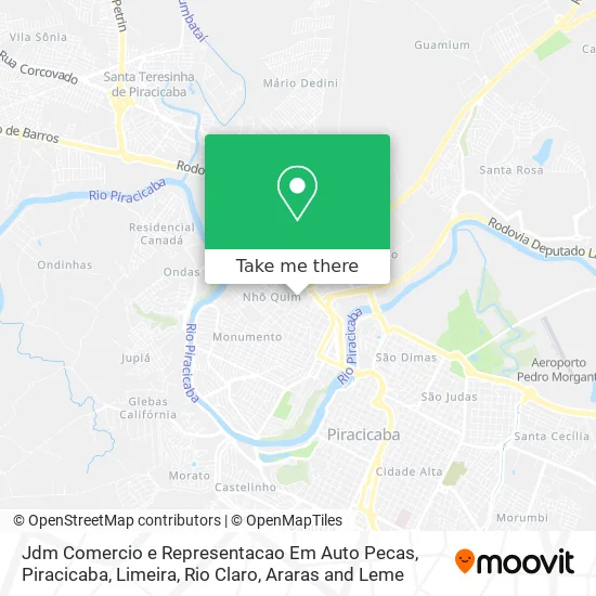 Jdm Comercio e Representacao Em Auto Pecas map