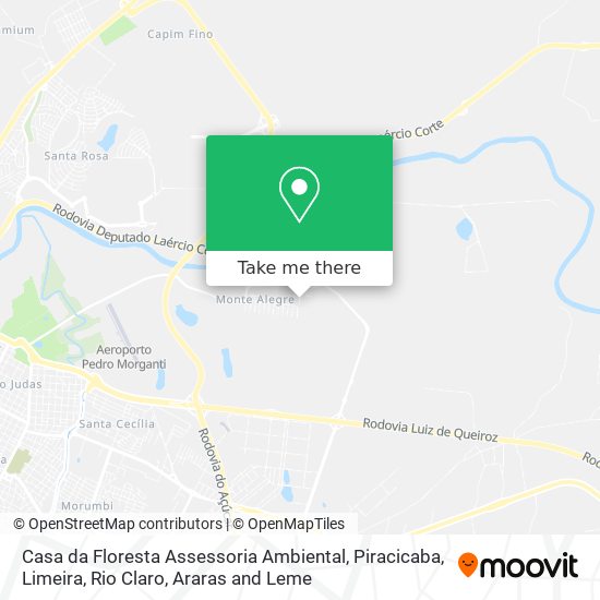 Casa da Floresta Assessoria Ambiental map