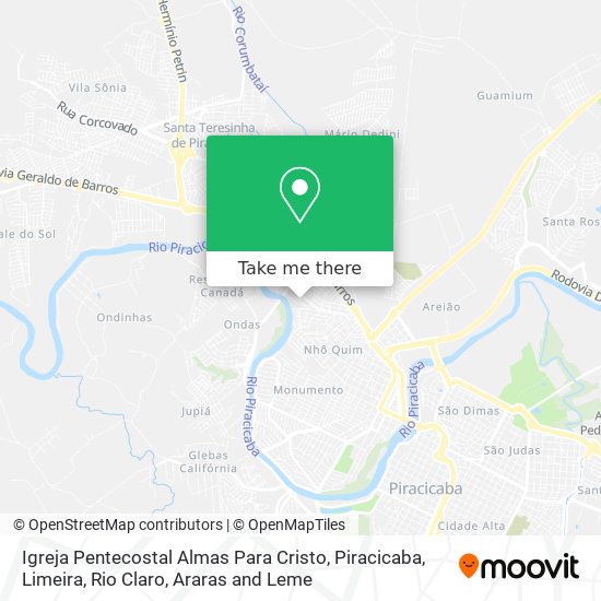 Mapa Igreja Pentecostal Almas Para Cristo