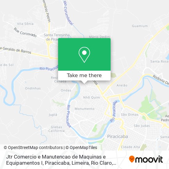 Jtr Comercio e Manutencao de Maquinas e Equipamentos I map
