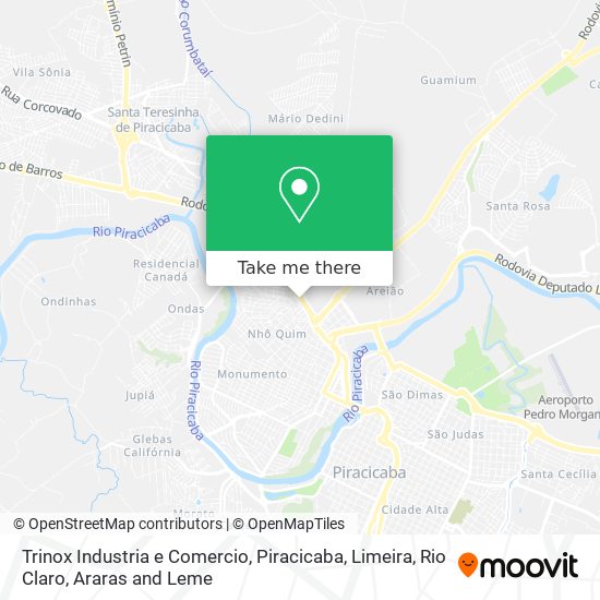 Mapa Trinox Industria e Comercio