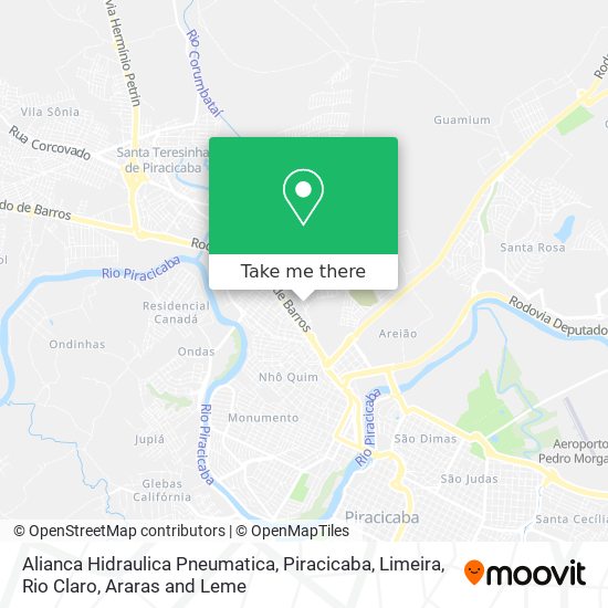 Alianca Hidraulica Pneumatica map