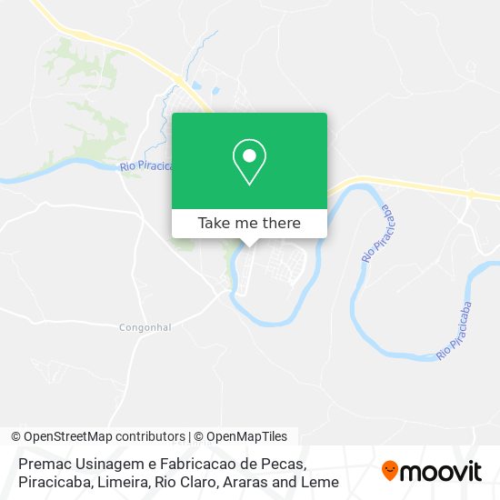 Premac Usinagem e Fabricacao de Pecas map