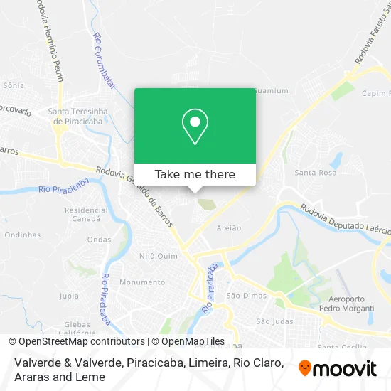 Valverde & Valverde map