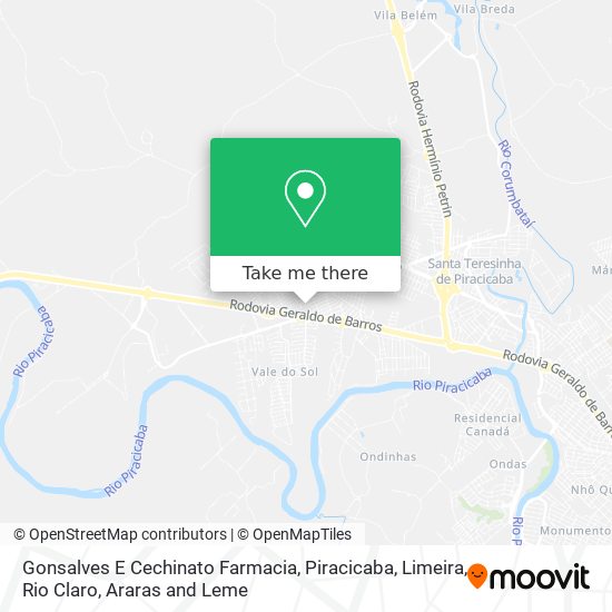 Gonsalves E Cechinato Farmacia map