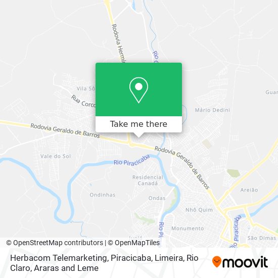 Herbacom Telemarketing map