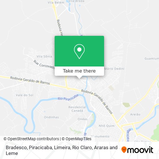 Bradesco map