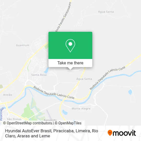 Hyundai AutoEver Brasil map