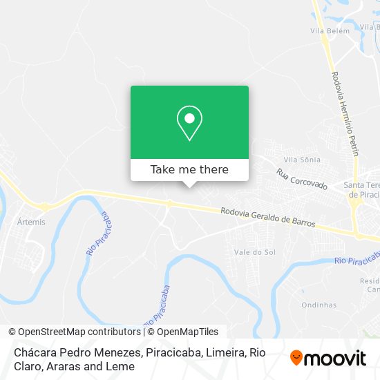 Chácara Pedro Menezes map