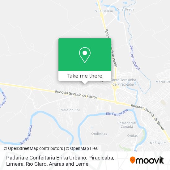 Padaria e Confeitaria Erika Urbano map