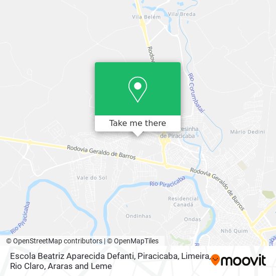 Escola Beatriz Aparecida Defanti map