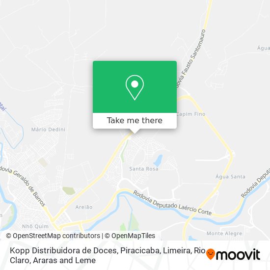 Kopp Distribuidora de Doces map