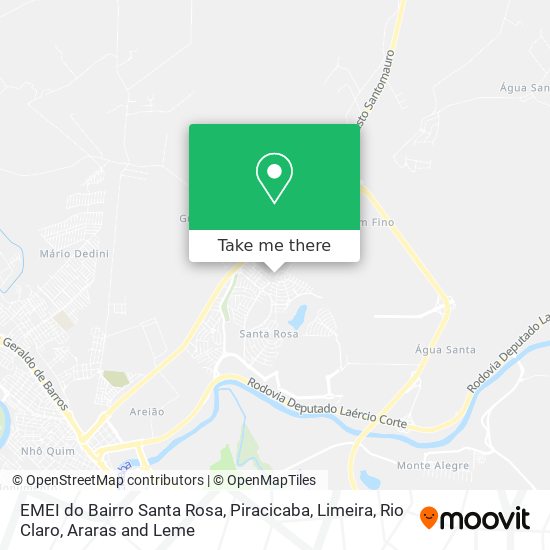 EMEI do Bairro Santa Rosa map