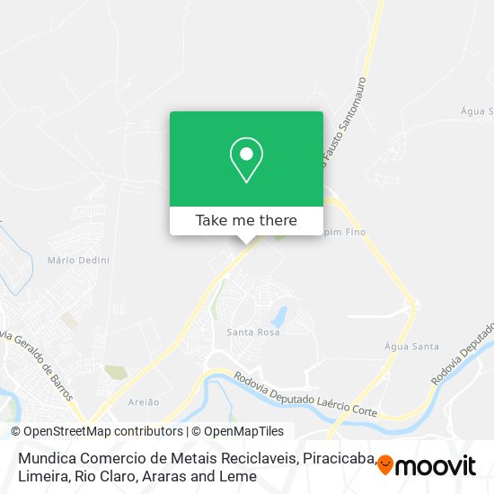Mundica Comercio de Metais Reciclaveis map