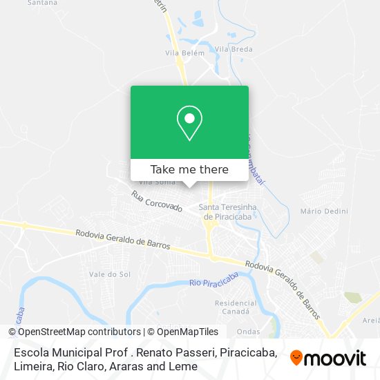 Escola Municipal Prof . Renato Passeri map