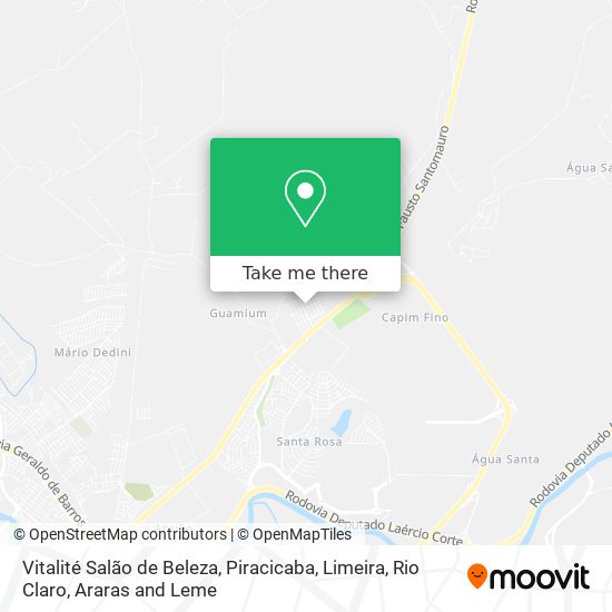 Vitalité Salão de Beleza map