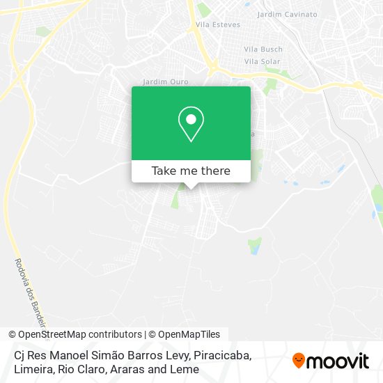 Cj Res Manoel Simão Barros Levy map