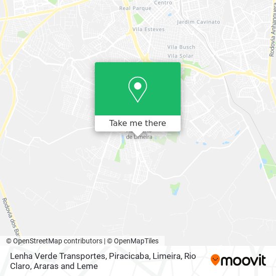 Lenha Verde Transportes map