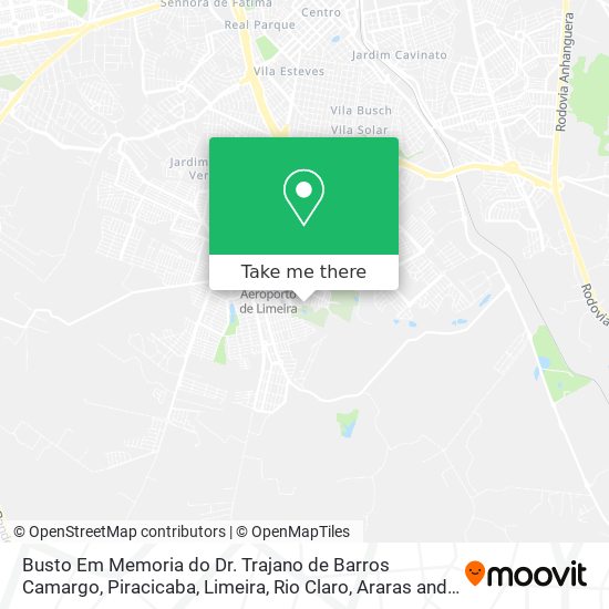 Busto Em Memoria do Dr. Trajano de Barros Camargo map
