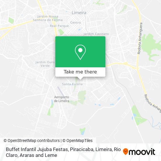 Buffet Infantil Jujuba Festas map