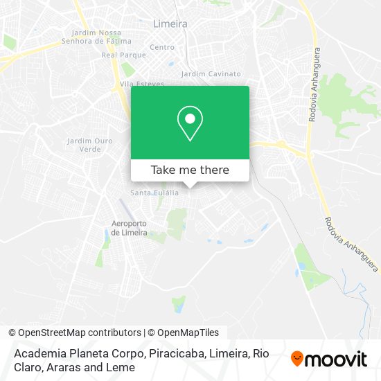 Mapa Academia Planeta Corpo