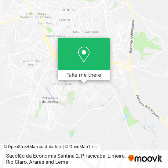 Sacolão da Economia Santina 2 map