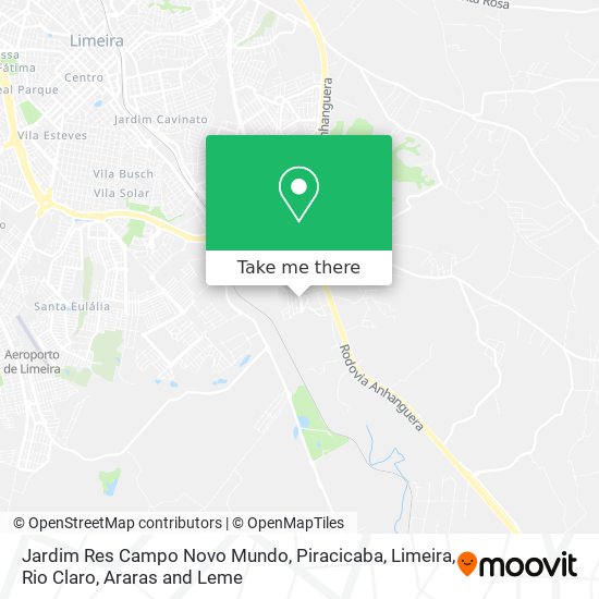 Jardim Res Campo Novo Mundo map