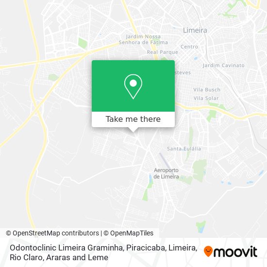 Odontoclinic Limeira Graminha map