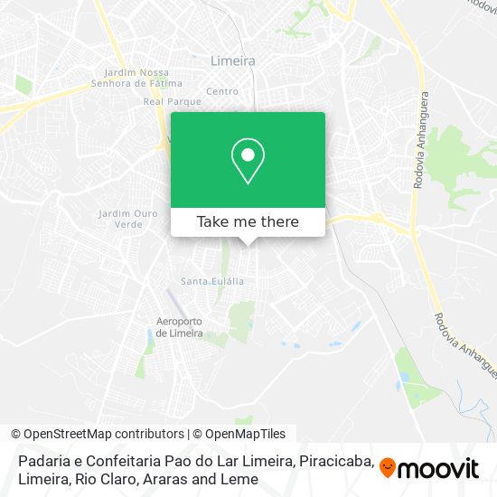 Padaria e Confeitaria Pao do Lar Limeira map