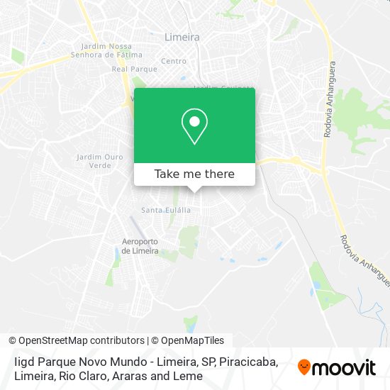 Iigd Parque Novo Mundo - Limeira, SP map