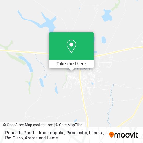 Pousada Parati - Iracemapolis map