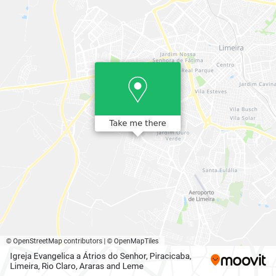 Igreja Evangelica a Átrios do Senhor map