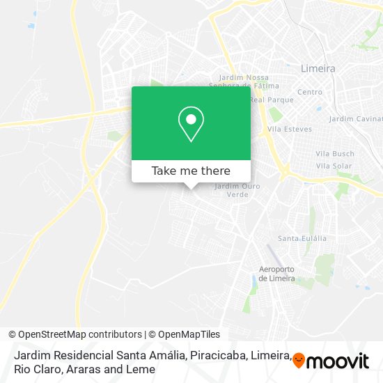 Jardim Residencial Santa Amália map